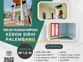 Image rumah dijual di Bukit Sangkal, Kalidoni, Palembang, Properti Id 6229