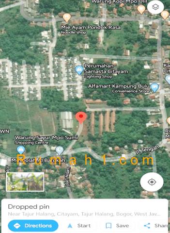 Foto Tanah dijual di Citayam, Tajurhalang, Tanah Id: 6072