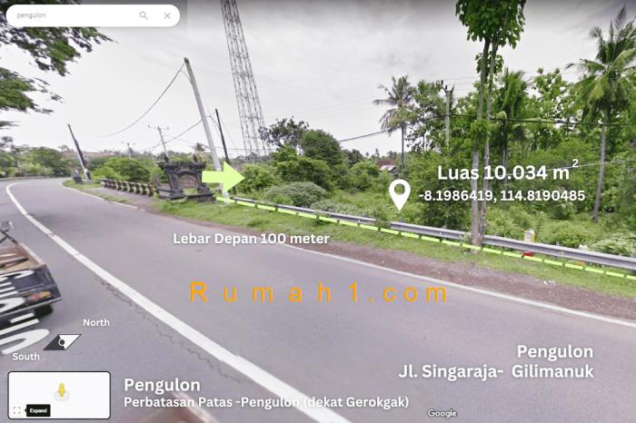 Foto Tanah dijual di Pengulon, Gerokgak, Tanah Id: 6215