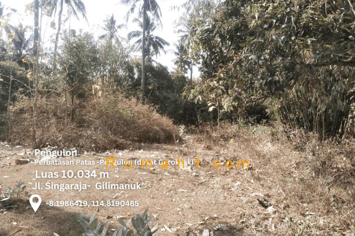 Foto Tanah dijual di Pengulon, Gerokgak, Tanah Id: 6215