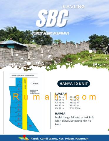 Foto Tanah dijual di Sumber Bening Candiwates, Tanah Id: 7057