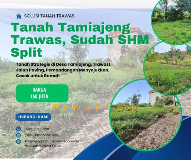 Foto Tanah dijual di Tamiajeng, Trawas, Tanah Id: 7058