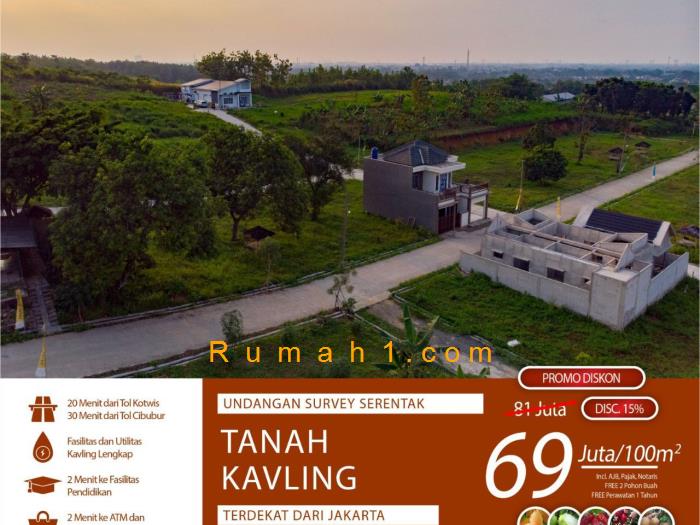 Foto Tanah dijual di Cikahuripan, Kelapa Nunggal, Tanah Id: 7091