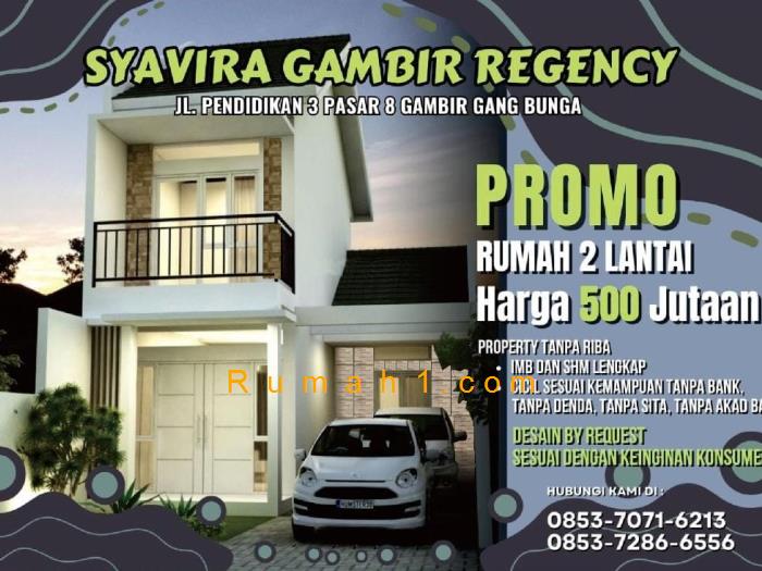 Foto Rumah dijual di SYAVIRA GAMBIR REGENCHY, Rumah Id: 7182