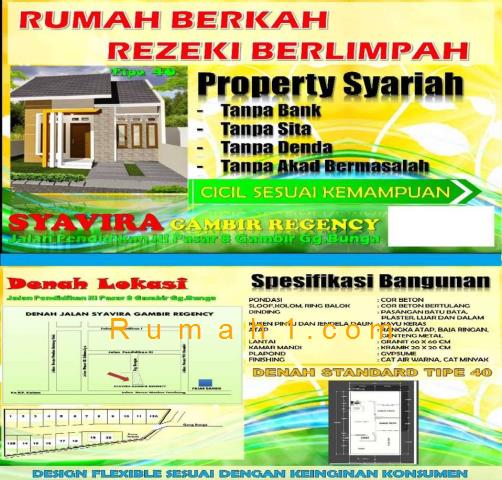 Foto Rumah dijual di SYAVIRA GAMBIR REGENCHY, Rumah Id: 7183