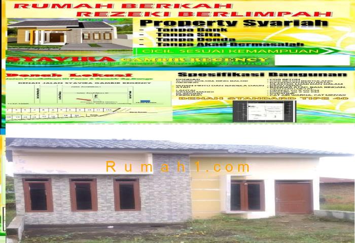 Foto Rumah dijual di SYAVIRA GAMBIR REGENCHY, Rumah Id: 7220