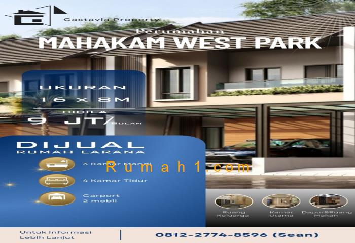 Foto Rumah dijual di Mahakam West Park, Rumah Id: 7274