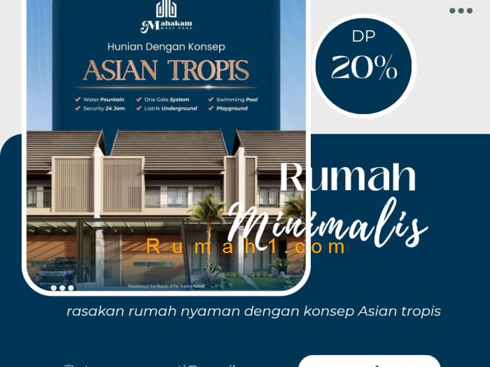 Foto Rumah dijual di Mahakam West Park, Rumah Id: 7372