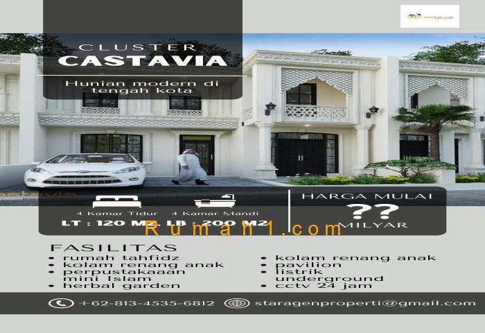 Foto Rumah dijual di Castavia Royale Aqsha, Rumah Id: 7385