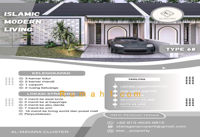 Foto Rumah dijual di Al Mayara Cluster, Rumah Id: 7389