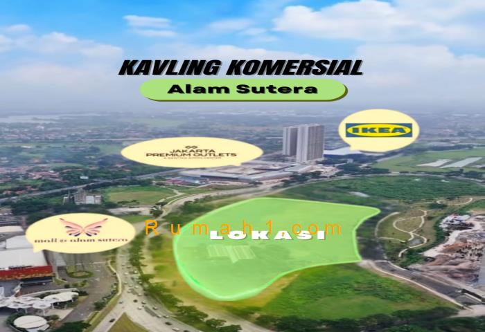 Foto Tanah dijual di Alam Sutera, Tanah Id: 7415