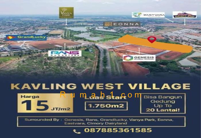 Foto Tanah dijual di BSD City, Pagedangan, Tanah Id: 7438