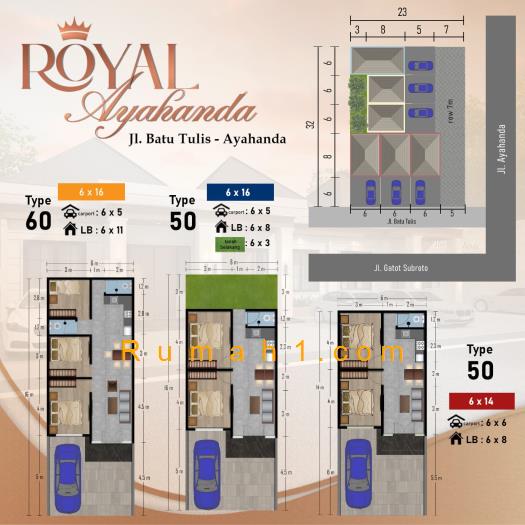 Foto Rumah dijual di Royal ayahanda Medan Petisah, Rumah Id: 7444