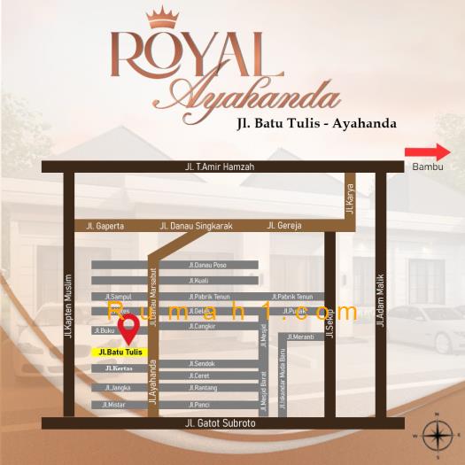 Foto Rumah dijual di Royal ayahanda Medan Petisah, Rumah Id: 7444
