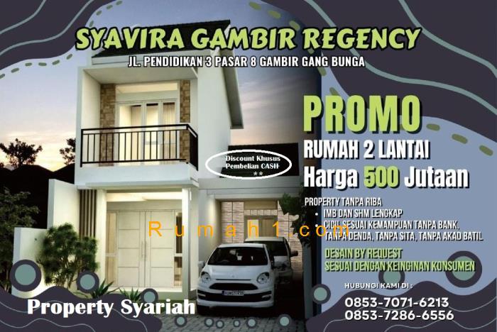 Foto Rumah dijual di SYAVIRA GAMBIR REGENCHY, Rumah Id: 7631