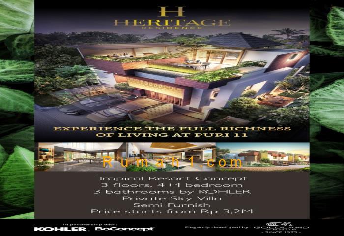 Foto Rumah dijual di Heritage Residences Karang Tengah, Rumah Id: 7680