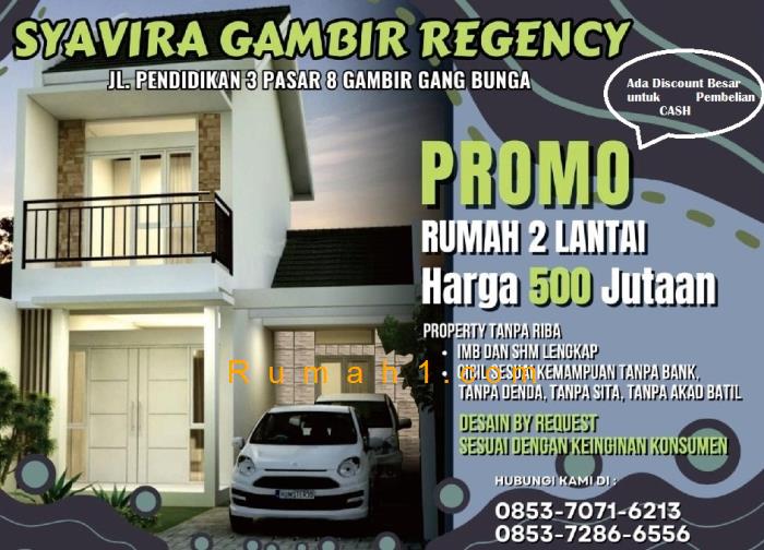 Foto Rumah dijual di SYAVIRA GAMBIR REGENCHY, Rumah Id: 7793
