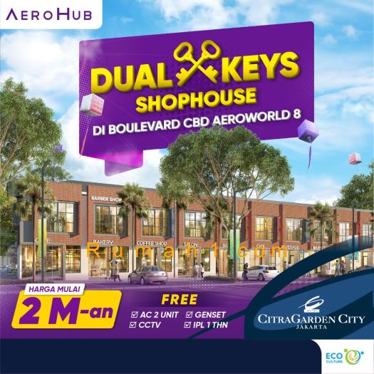 Foto Ruko dijual di Ruko Aerohub Citra 8, Ruko Id: 7795