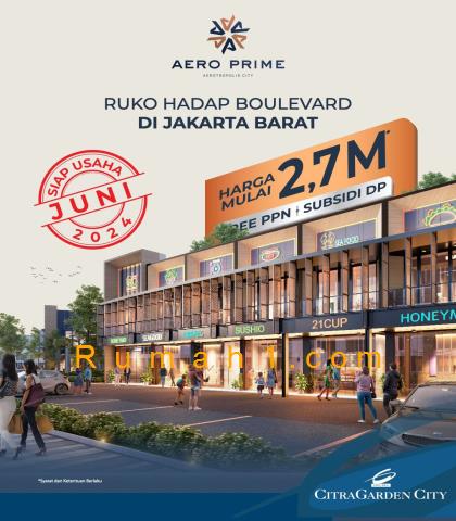 Foto Ruko dijual di Ruko Aero Prime Shophouse, Ruko Id: 7805