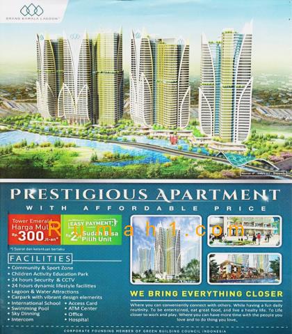 Foto Apartemen Grand Kamala Lagoon dijual, Apartemen Id: 7856
