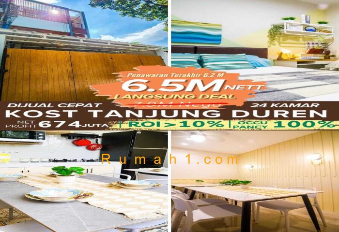 Foto Rumah dijual di Tanjung Duren Utara, Grogol, Rumah Id: 7983