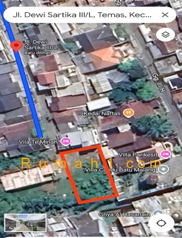Foto Tanah dijual di Temas, Batu, Tanah Id: 8021