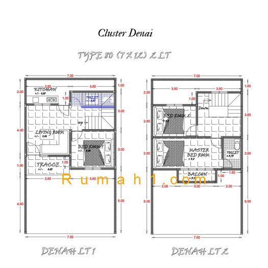 Foto Rumah dijual di Cluster DeNai, Rumah Id: 8057