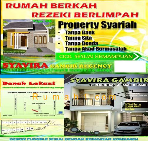 Foto Rumah dijual di Syavira Gambir Regency, Rumah Id: 8198