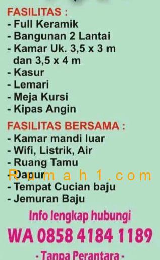 Foto Kost disewakan di Rejosari, Semarang Timur, Kost Id: 8208