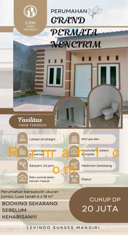 Foto Rumah dijual di GRAND PERMATA MENCIRIM, Rumah Id: 8304