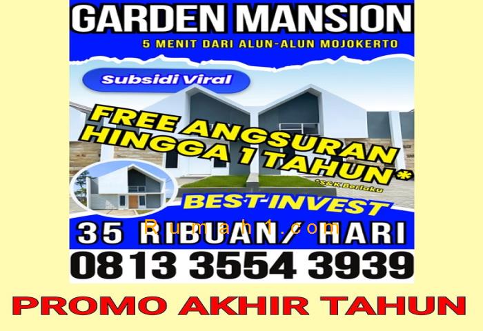 Foto Rumah dijual di Perumahan Garden Mansion, Rumah Id: 8434
