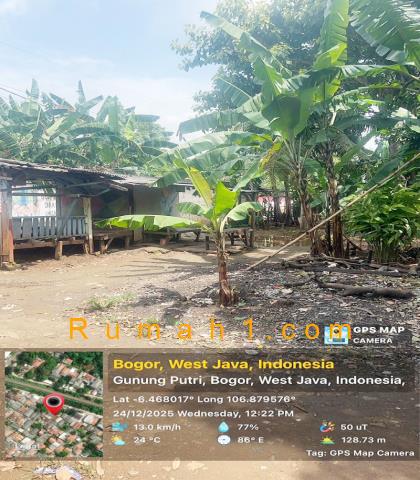 Foto Tanah dijual di Karanggan, Gunung Putri, Tanah Id: 8435