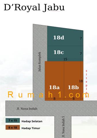 Foto Rumah dijual di De Royal Jabu, Rumah Id: 8539