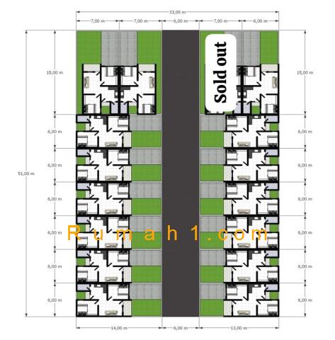 Foto Rumah dijual di Zahira Residence Sunggal, Rumah Id: 8541