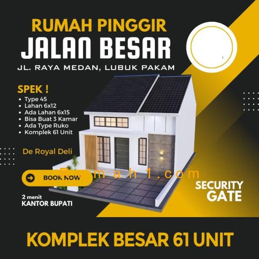 Foto Rumah dijual di De Royal Deli Lubuk Pakam, Rumah Id: 8545