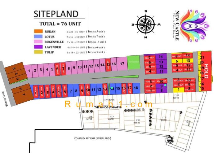 Foto Rumah dijual di Perumahan NEW CASTLE Medan, Rumah Id: 8551