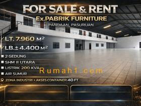 Image pabrik dijual di Pandaan, Pandaan, Pasuruan, Properti Id 8745